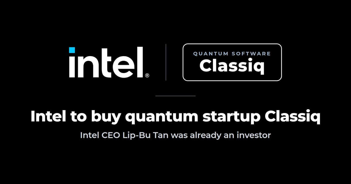 Intel (INTC) to buy Classiq, a startup its CEO backed