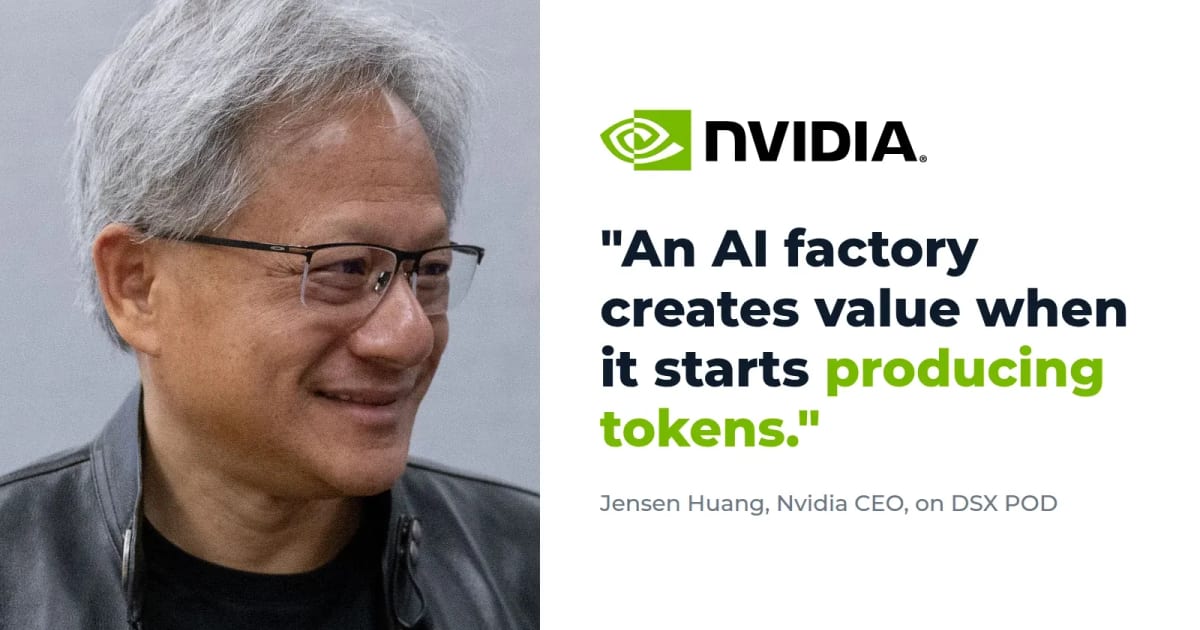 Nvidia (NVDA) DSX POD cuts AI factory setup to 14 days