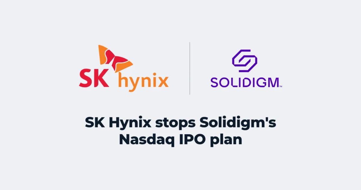 SK Hynix stops Solidigm's Nasdaq IPO plan