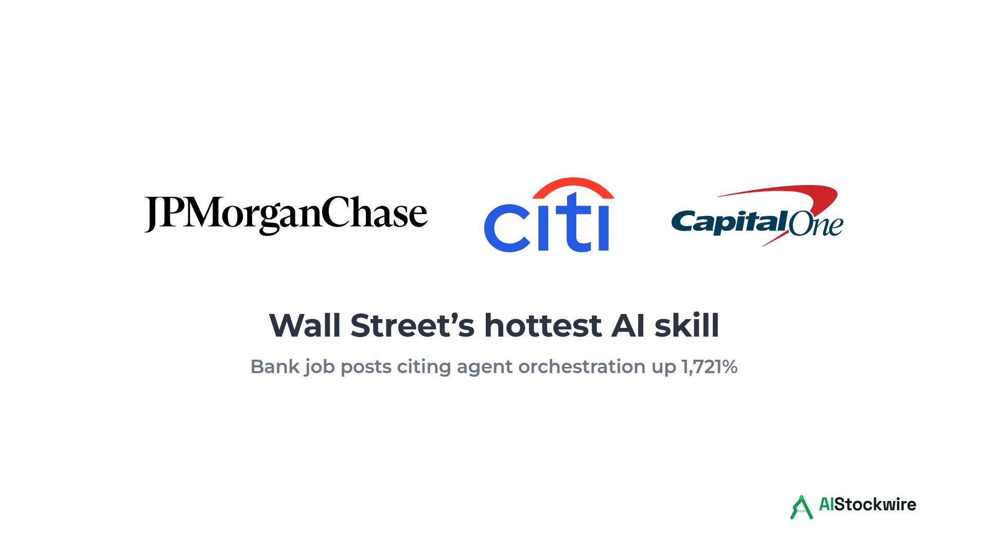 Bank AI job postings rise 49%. Demand grows for people who can make agents work together