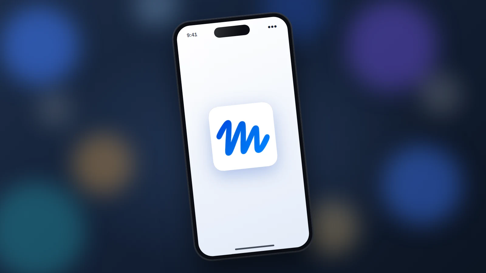 Meta Muse logo on a smartphone screen