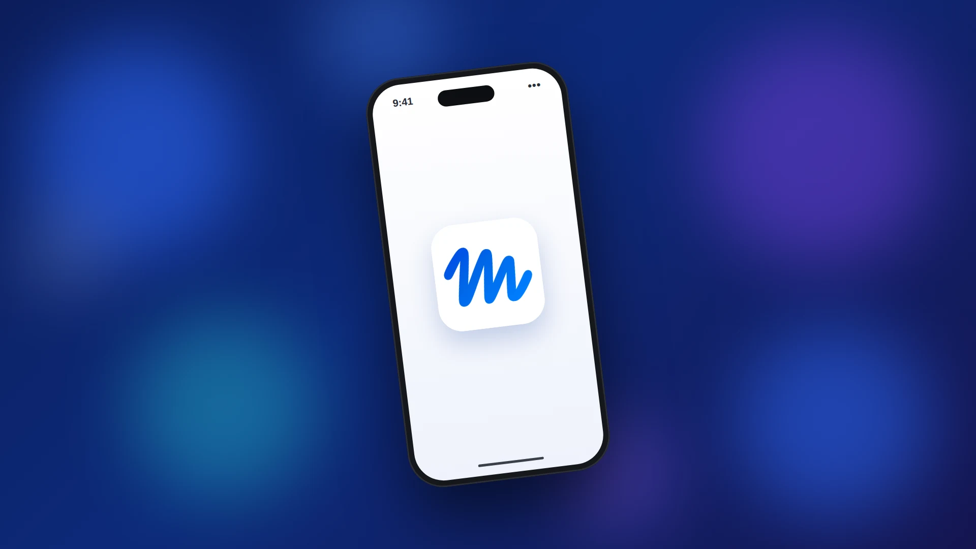 A phone showing the Meta Muse app icon