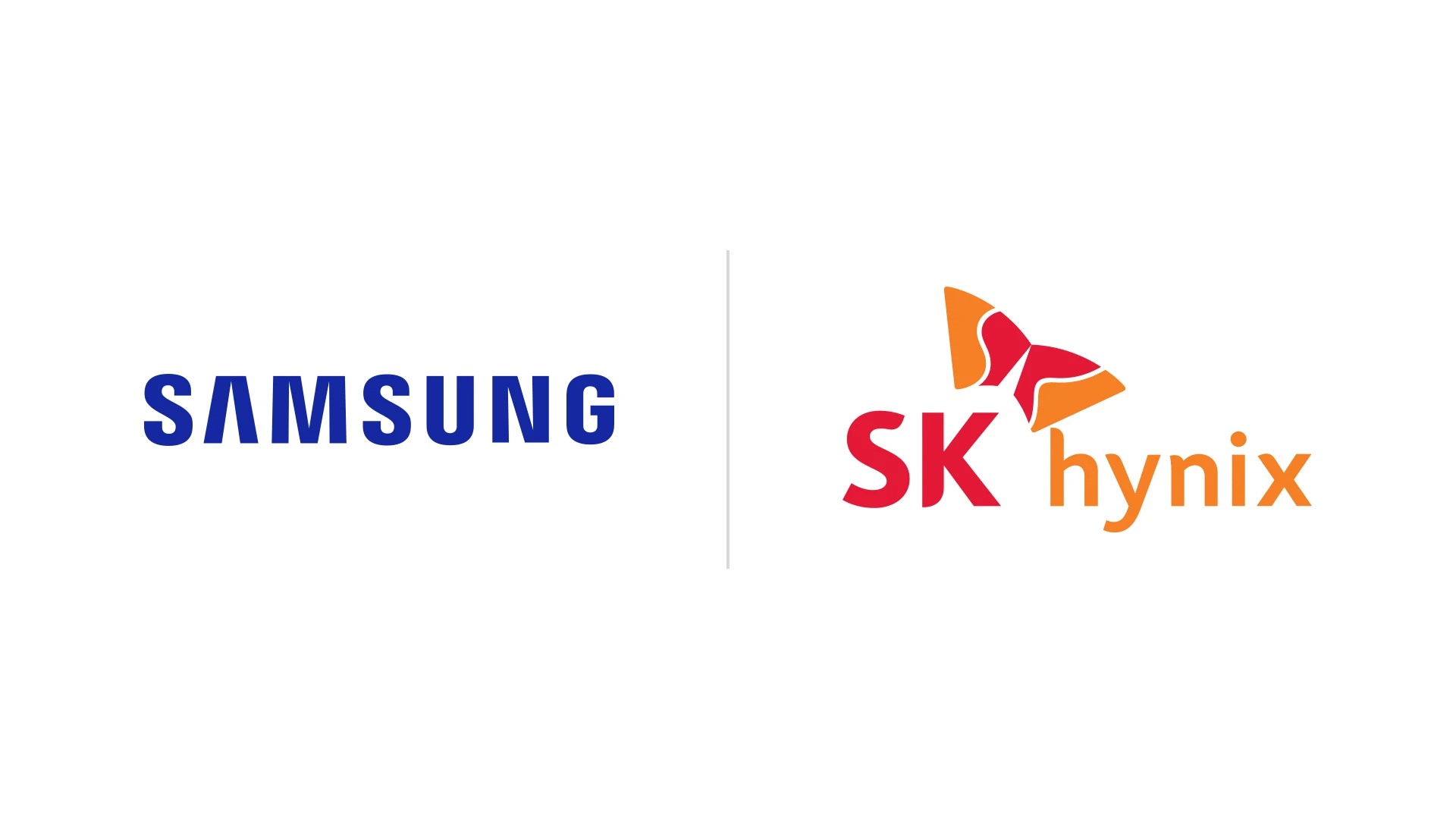 Samsung and SK Hynix logos