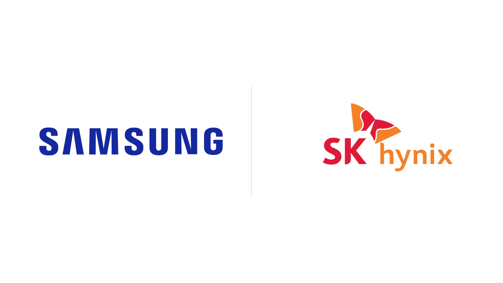 Samsung and SK Hynix logos