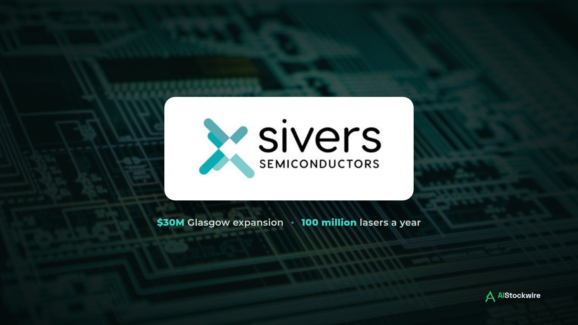 Sivers Semiconductors (SIVEF) is spending $30 million to reach 100 million lasers a year. It still hasn't disclosed a customer order.