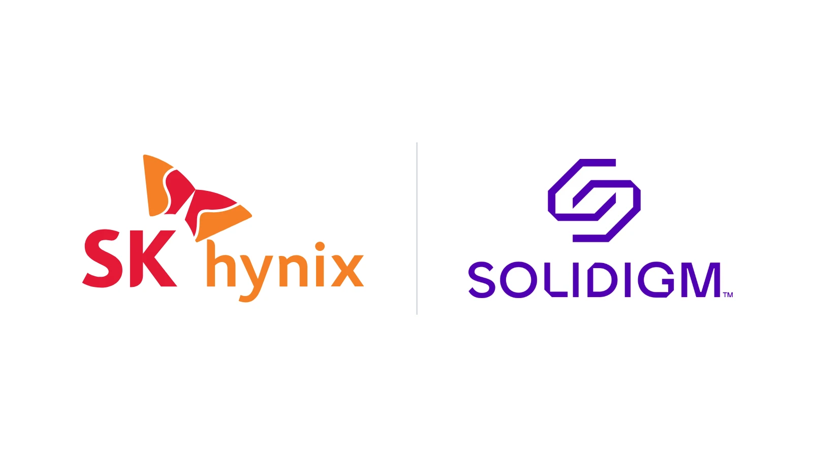 SK hynix and Solidigm logos