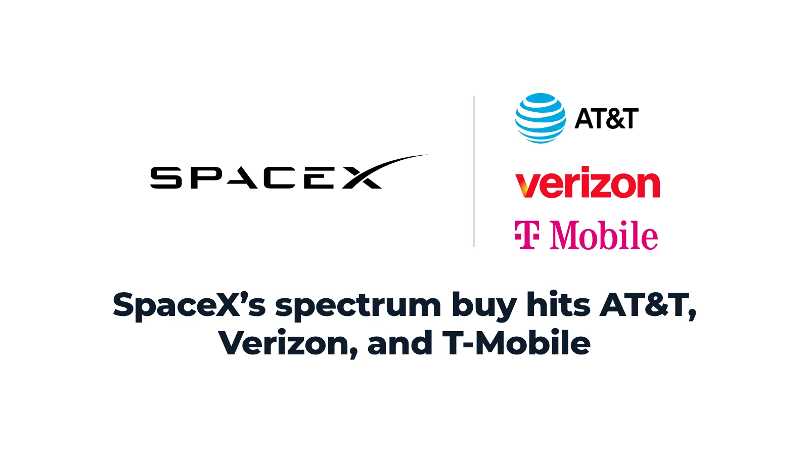 SpaceX's (SPCX) spectrum buy hits AT&T, Verizon, and T-Mobile as tower stocks jump