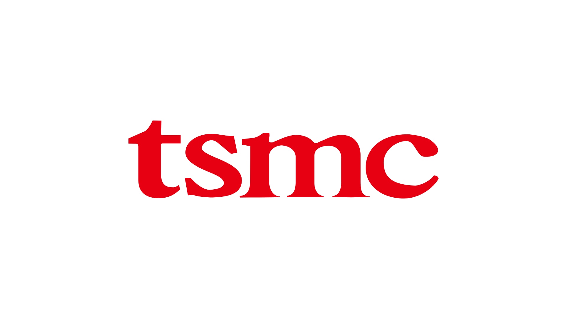 TSMC logo on a white background